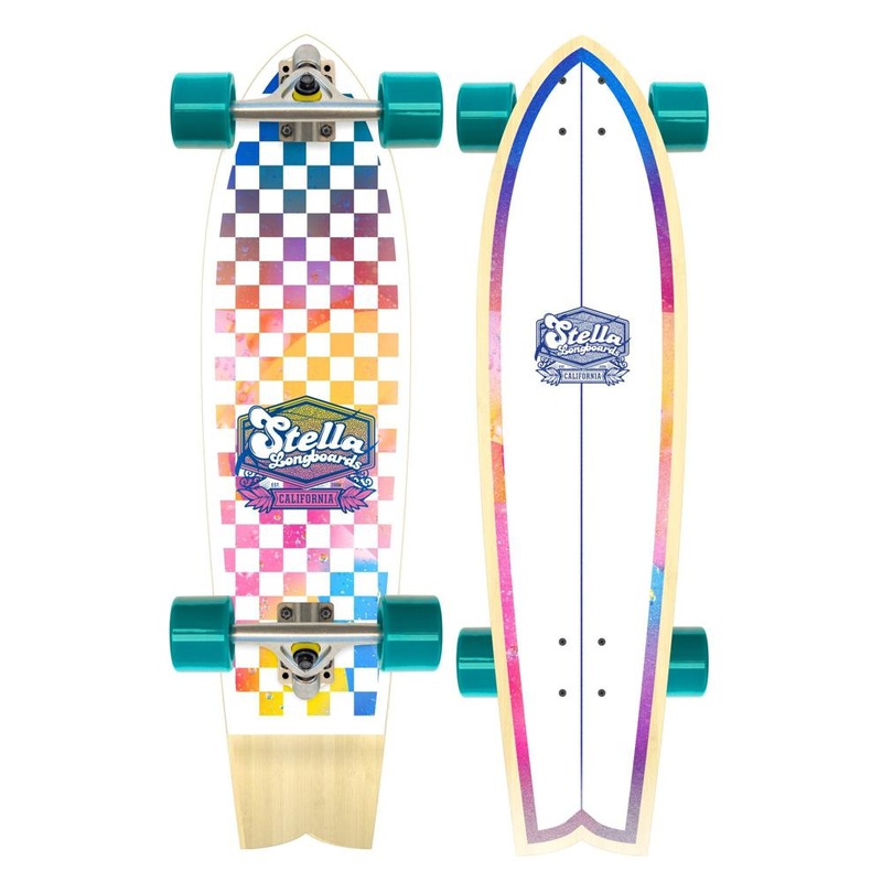 Stella Global Cruiser Jelly 34 Kicktail Longboard Complete