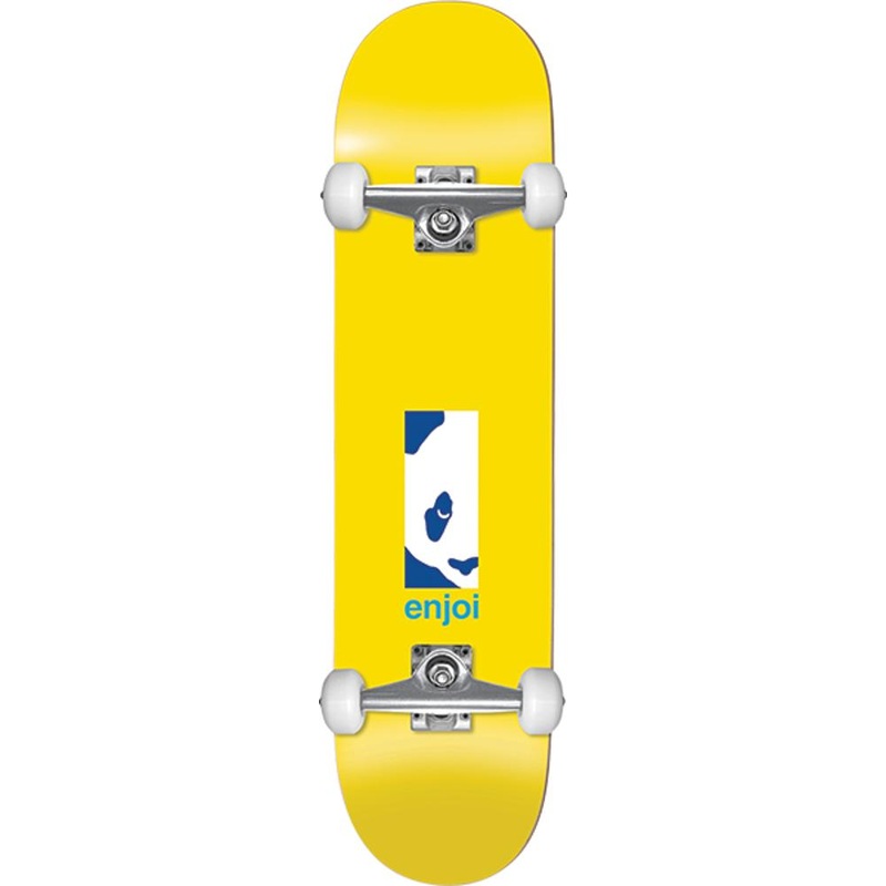 Enjoi Box Panda First Push Yellow 8.125″ Complete Skateboard Complete