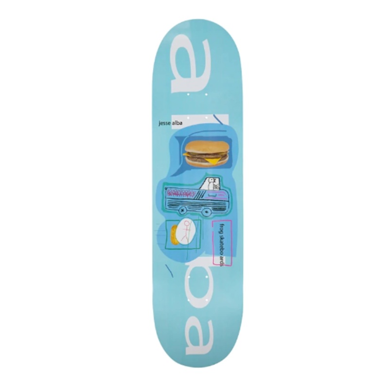 Frog Jesse Alba Hamburger Truck Deck 8.5 in 8.5 in