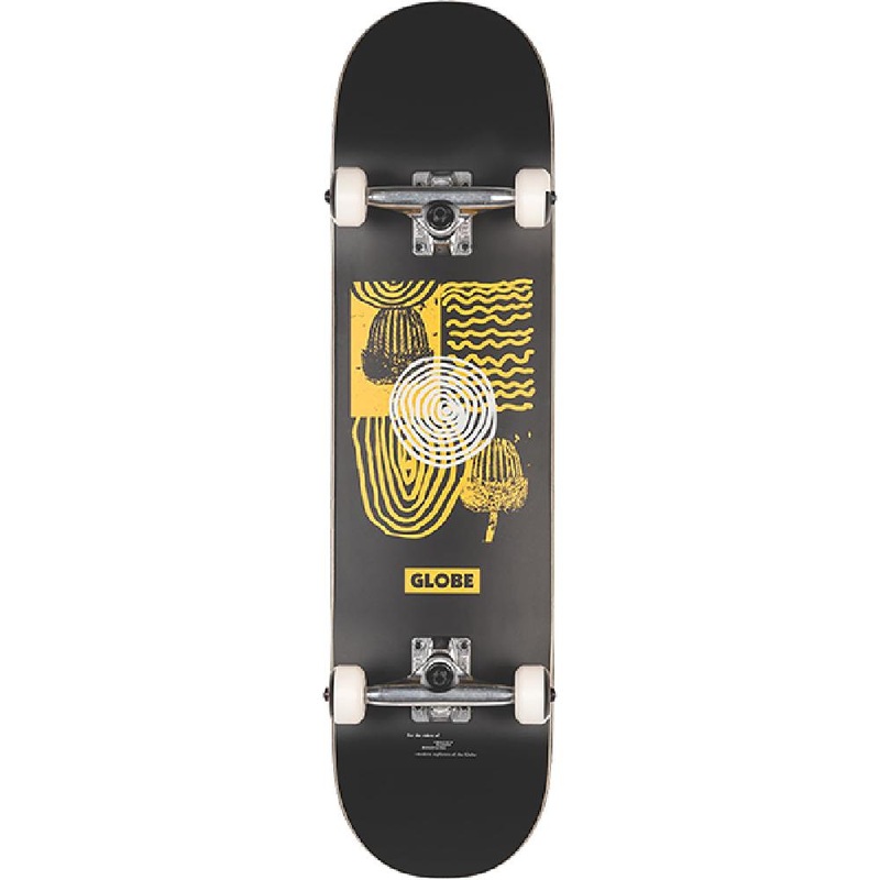 Globe G1 Fairweather in Black/Yelllow 8.0″ Skateboard Complete