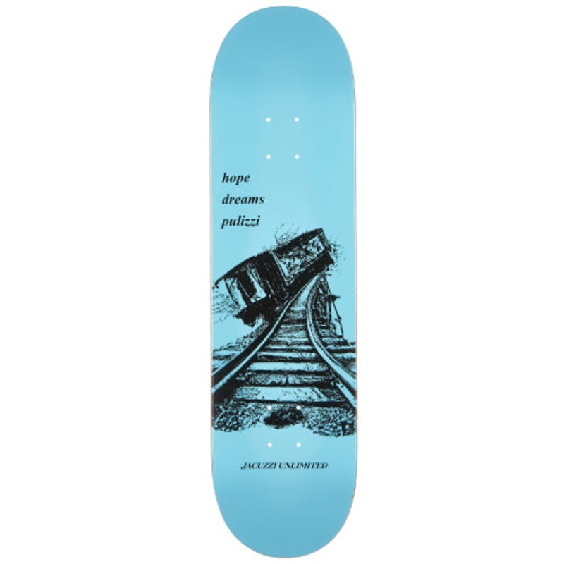 Jacuzzi Pulizzi Off The Rails EX7 Skateboard Deck 8.375″ 8.375″