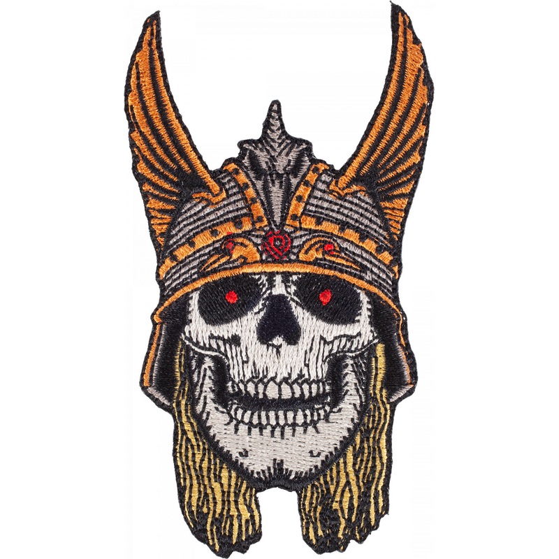 Powell Peralta Andy Anderson Skull 4″ Skateboard Patch