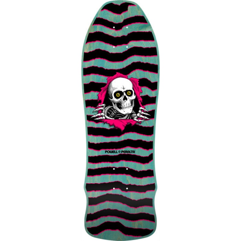 Powell Peralta Ripper GeeGah Teal Stain 9.75″ Skateboard Deck