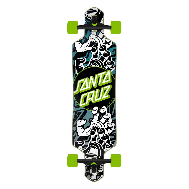 SANTA CRUZ HANDED DOT DROP THRU 9″ x 36″ COMPLETE LONGBOARD
