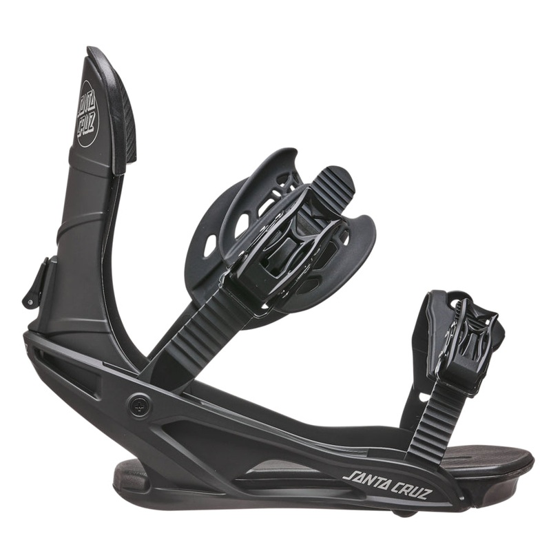 Santa Cruz Sender Snowboard Bindings Black (1 pair) Small 4-7