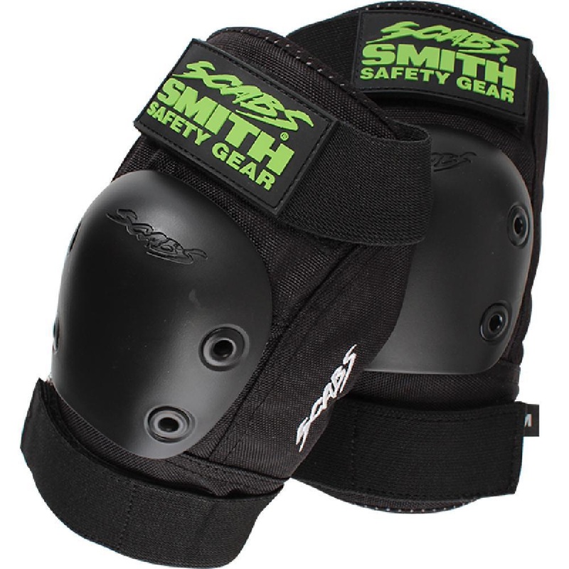 Smith Scabs Kool Black Lime Elbow Pads – Small