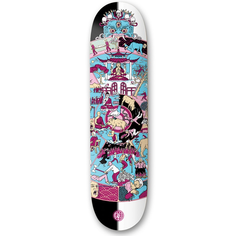 The Drawing Boards – 8.25″ – Wheel Of Life – Part 2 Deck