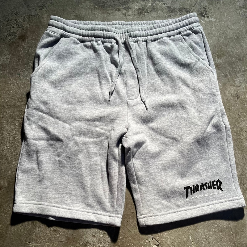 Thrasher – Mag Logo P.E. Shorts – Grey Medium