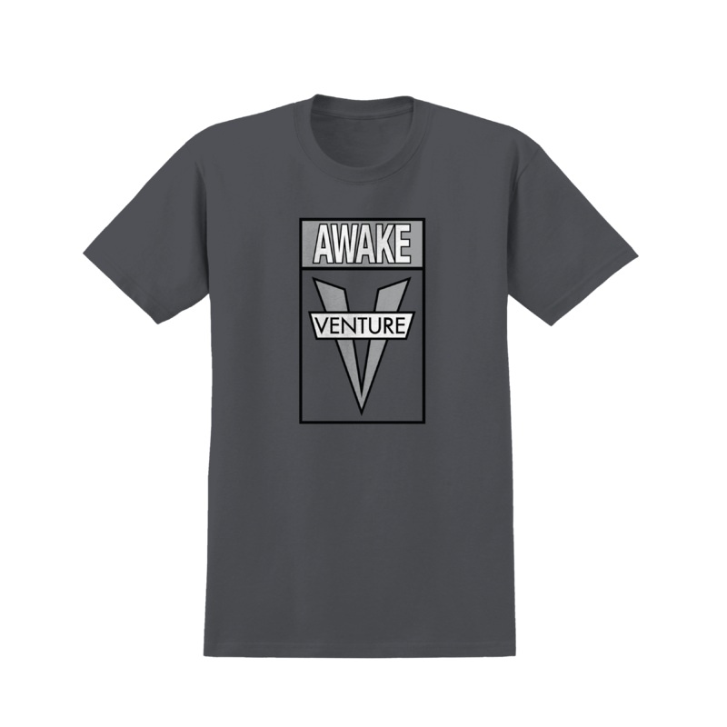 Venture Awake Tee – ( Charcoal ) Medium