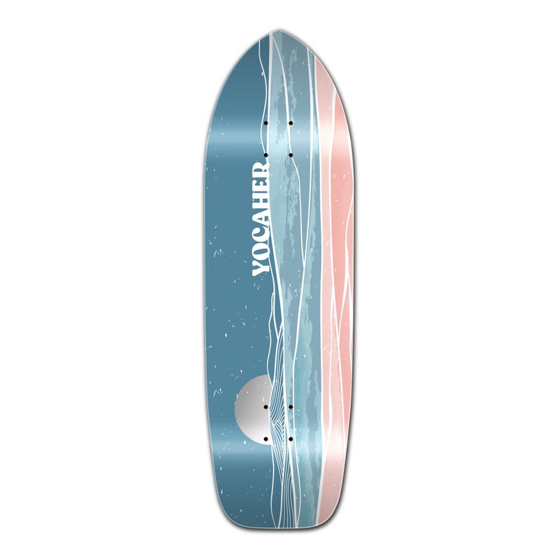 Yocaher Horizon Night Old School 33″ Longboard Deck