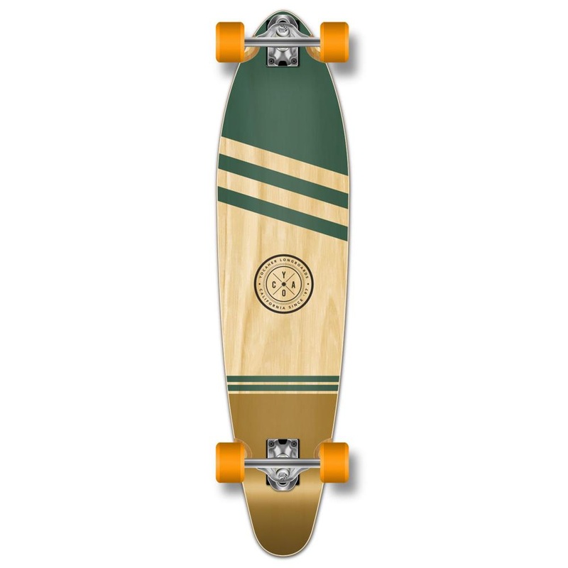 Yocaher Wind 40″ Kicktail Longboard Complete – Earth Series Complete