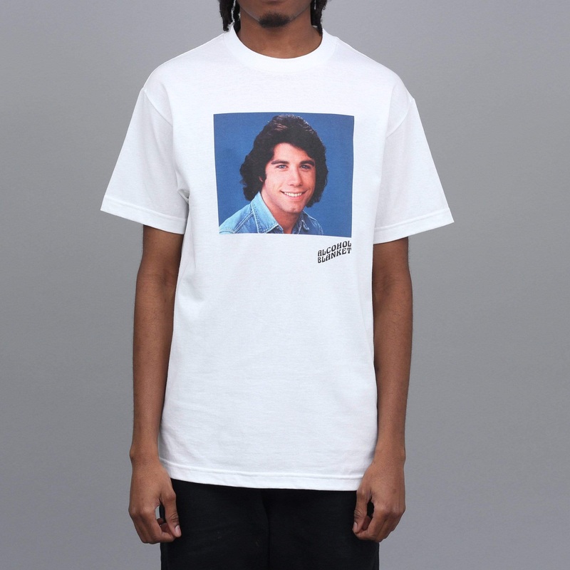 Alcohol Blanket John T-Shirt White Small