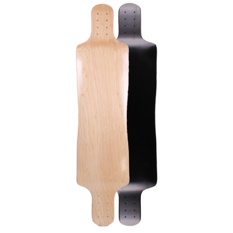 Blank Bottlenose 40″ Top Mount Longboard Deck Deck – Naturel