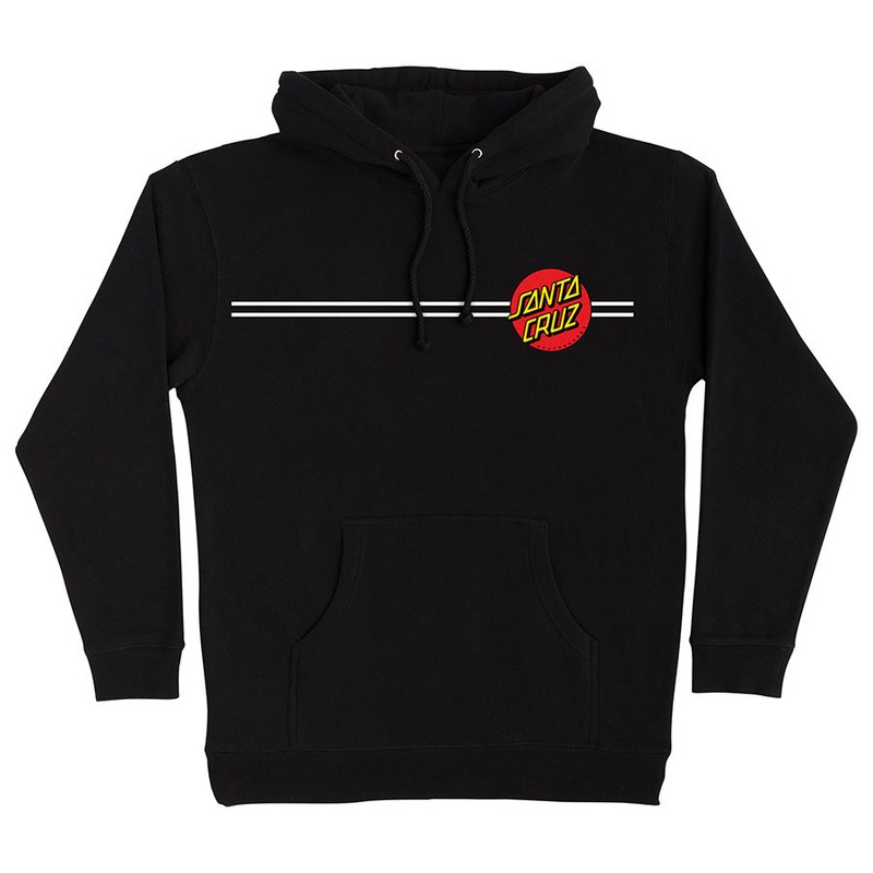 Classic Dot Mens Santa Cruz Hoodie Black S