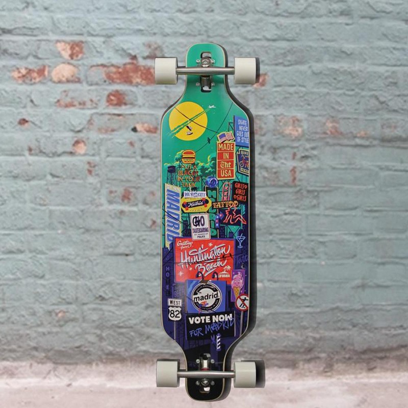 Madrid Carving Longboard Drop Through Billboard Dream 39″