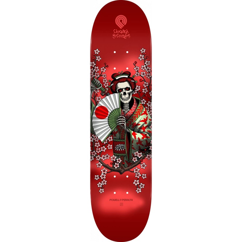 Powell Peralta Yosozumi Samurai Skateboard Deck 8.5