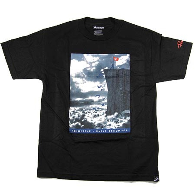 Primitive Skateboarding Mission T Shirt Black Medium