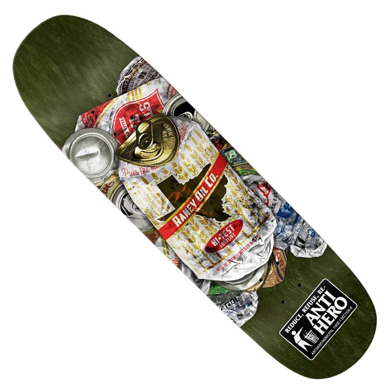 Refuse Raney 8.63×32.044 Anti Hero Skateboards Shaped Deck