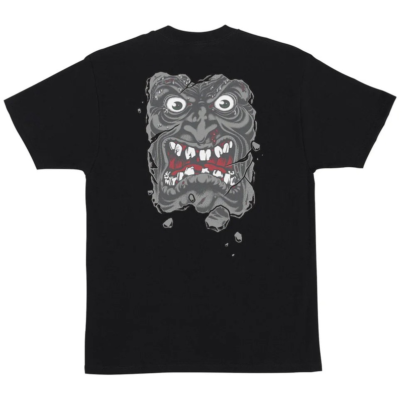 Santa Cruz Roskopp Destruct Face T Shirt Black Medium