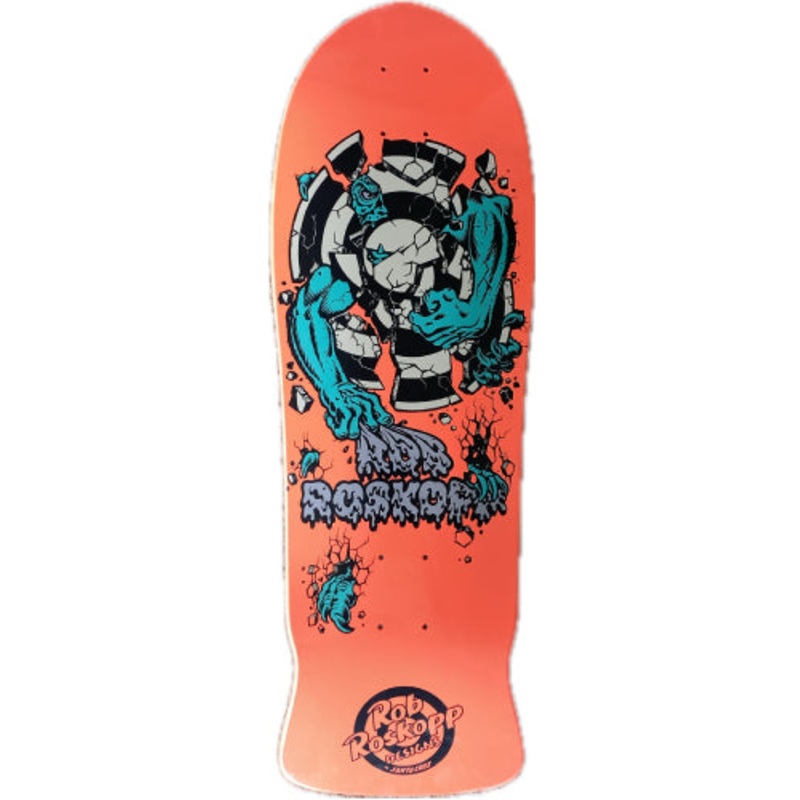 Santa Cruz Roskopp Three Skateboard Deck Safety Orange 10.17″ 10.17″