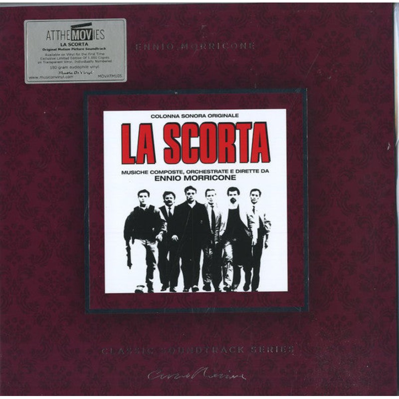 Soundtrack – Ennio Morricone  La Scorta (Colonna Sonora Originale) 180G Transparent Color Vinyl LP Record