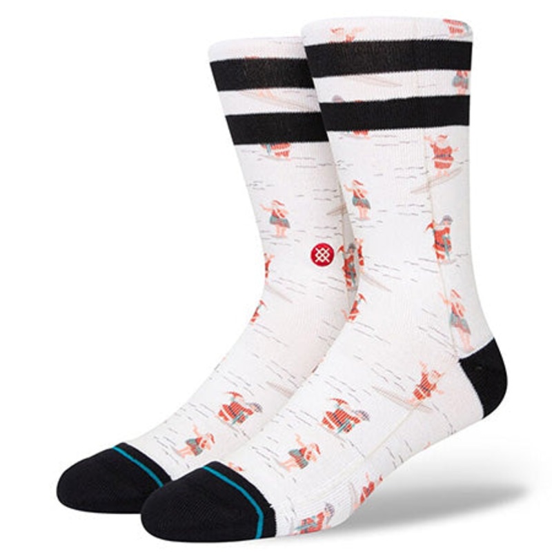 Stance Shranta Crew Socks Off White Large