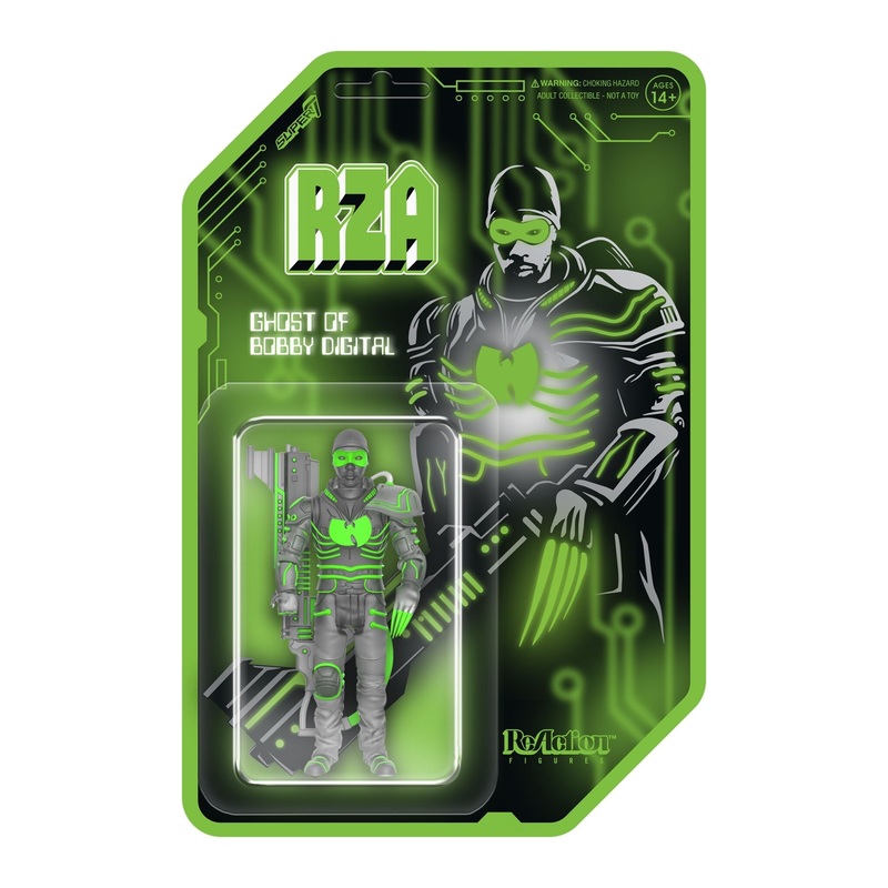 Super7 x RZA – Bobby Digital (Clear) ReAction Figure