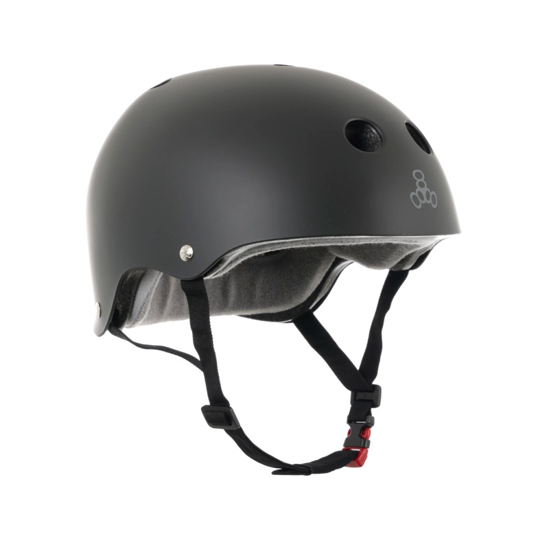 Triple Eight Sweatsaver Helmet – Matte Black X – Small / Small