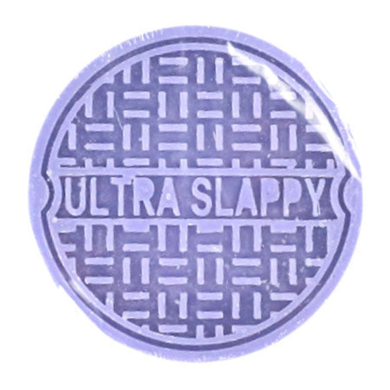 Ultra Slappy Sewer Puck Skate Wax Purple Drink/ Toxic Green 4″