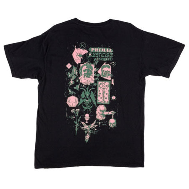 Welcome Skateboards Chaos T Shirt Black Small