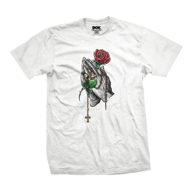 DGK Rosary T Shirt White M