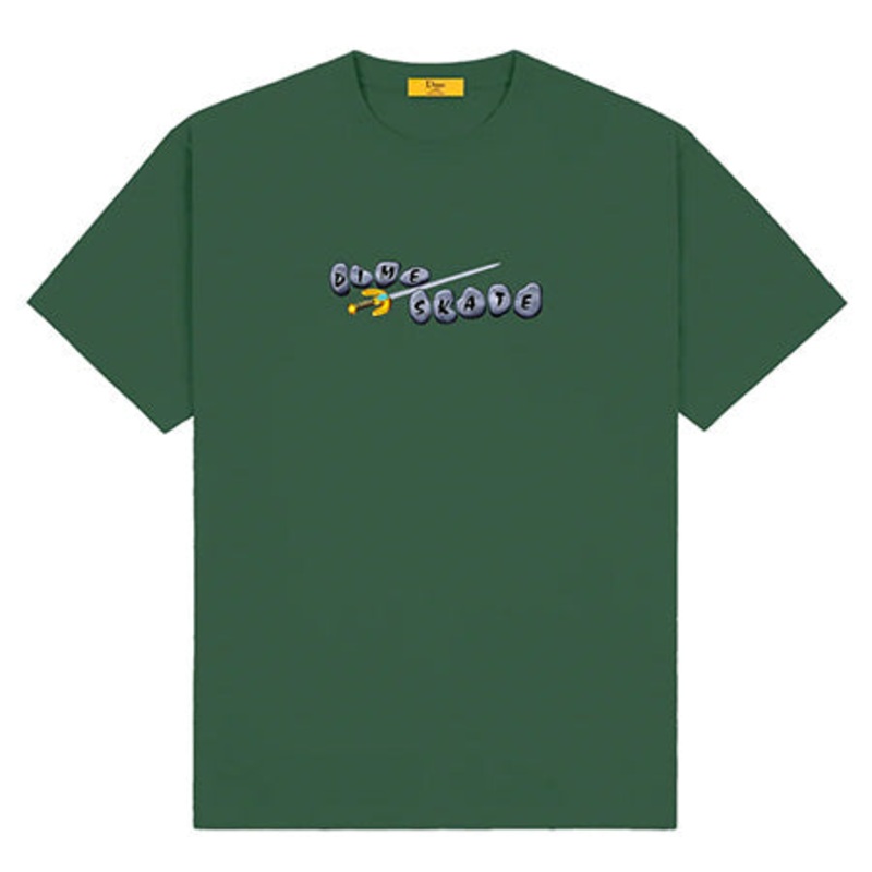 Dime Dimeskate T Shirt Rainforest Large