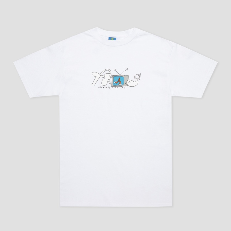 Frog Television T-Shirt White Small