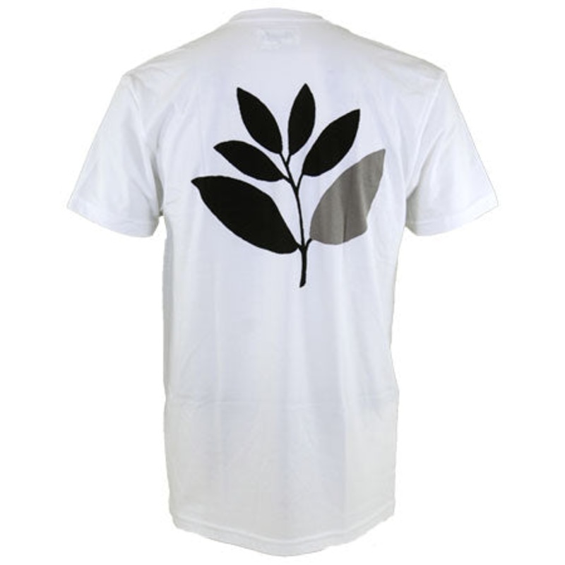 Magenta 2 Plant T Shirt White Medium