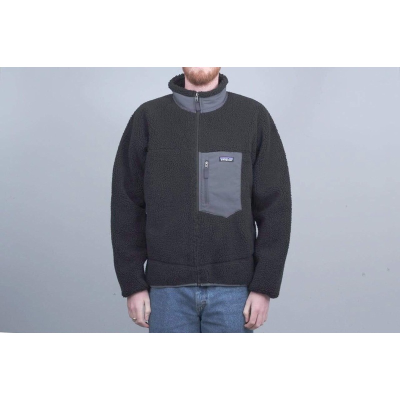 Patagonia Classic Retro-X Fleece Jacket Black / Forge Grey Medium
