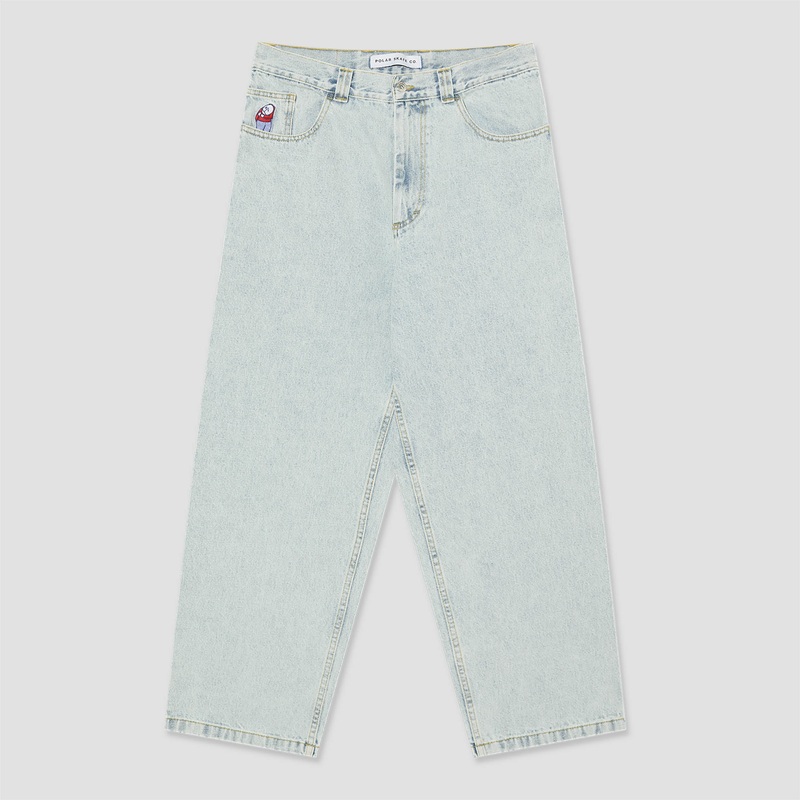 Polar Big Boy Pants OG Logo Light Blue XXX-Small