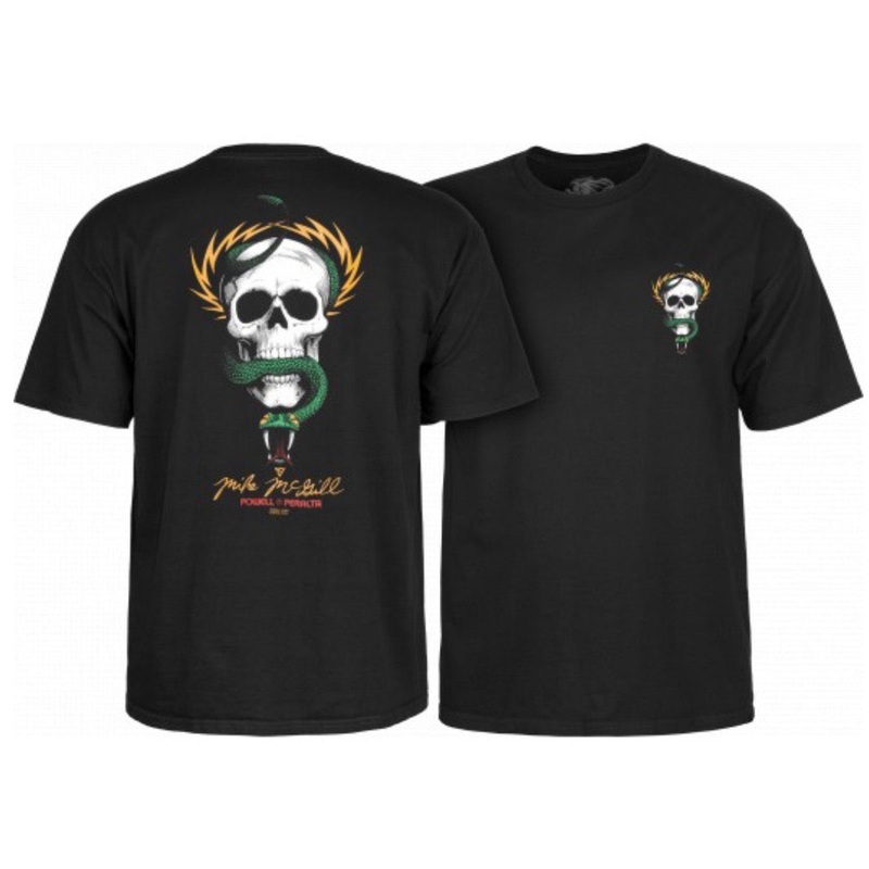 POWELL PERALTA MIKE MCGILL SKULL AND SNAKE TEE BLACK S