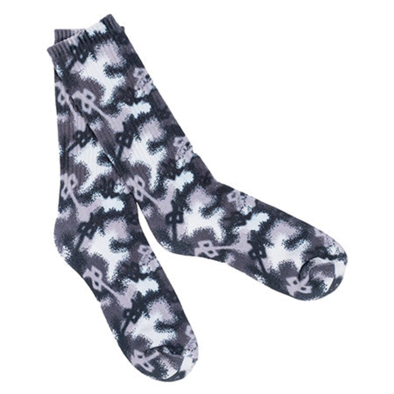 Red Dragon Bitmap Chung Crew Socks Winter Camo One size fits all