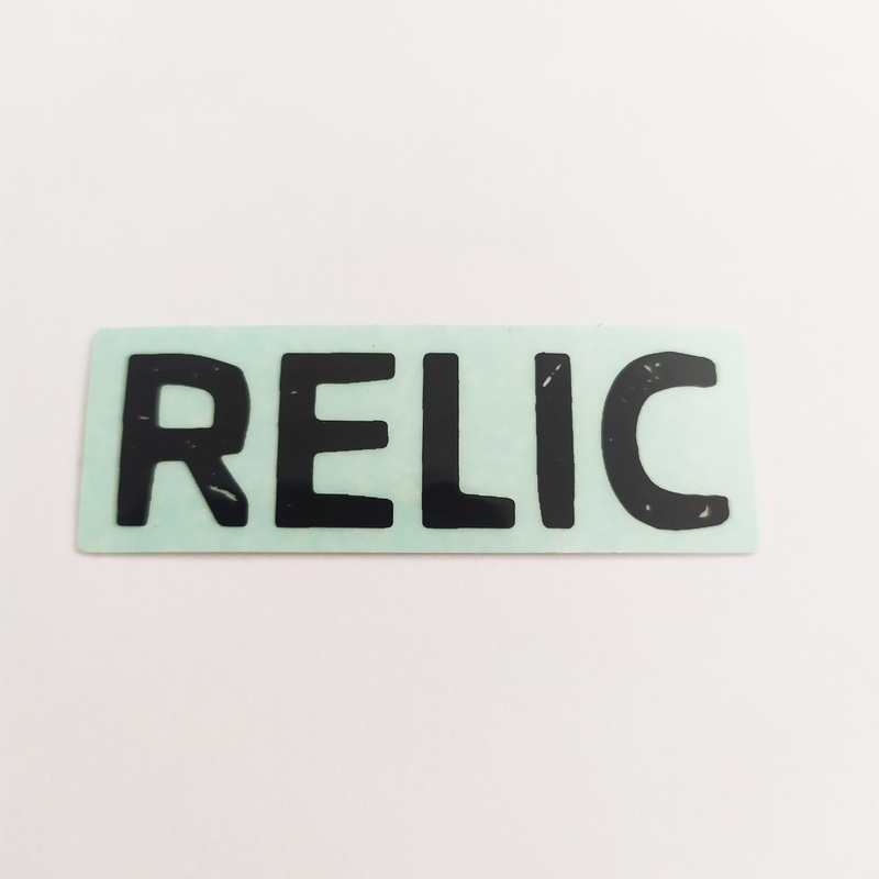 Relic BMX Sticker – Black