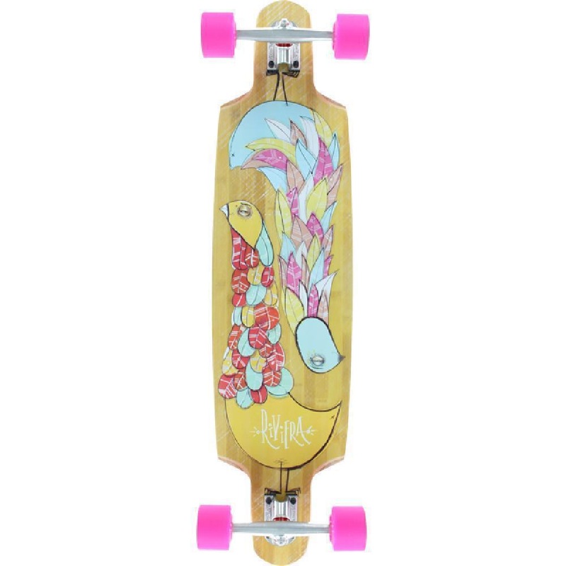 Riviera Gemini 38″ Drop Through Longboard Complete
