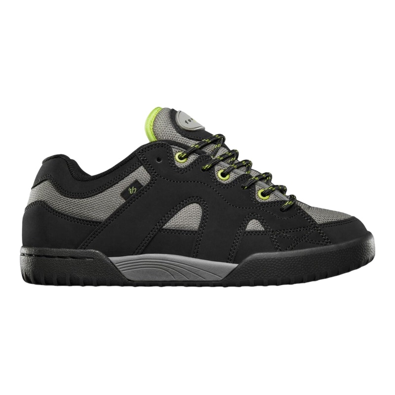 S ONE NINE 7 BLACK / LIME SKATEBOARD SHOES 8
