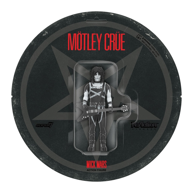 Super7 x Mtley Cre – Mick Mars (Shout At The Devil B&W) ReAction Figure