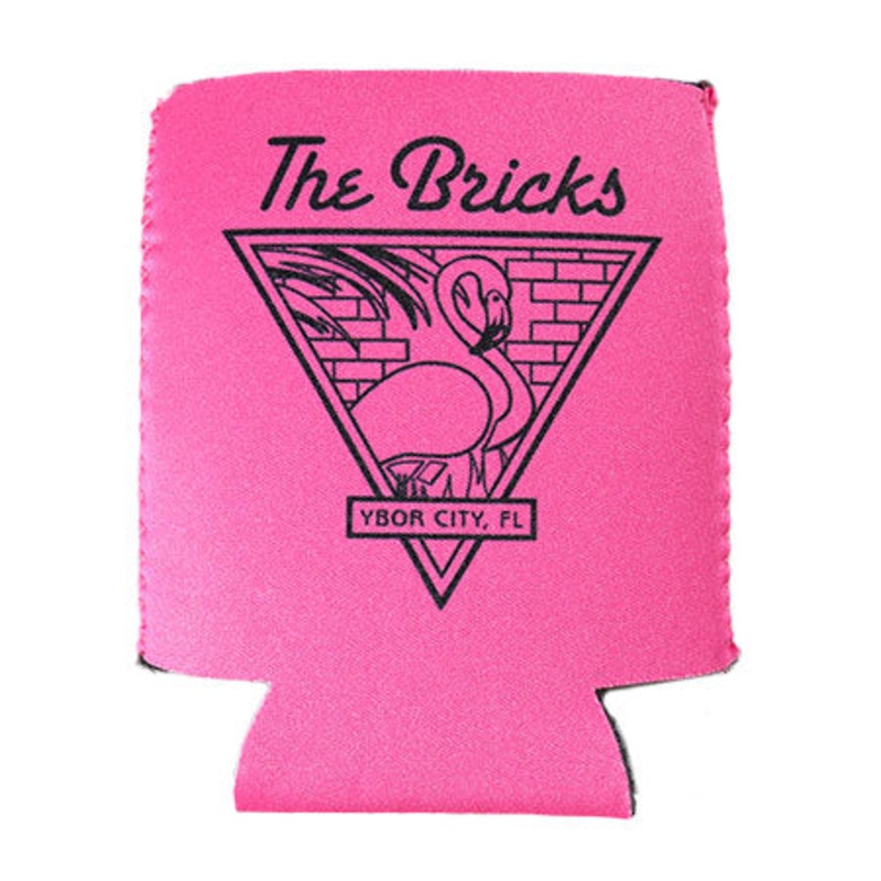 The Bricks Flamingo Coozie Hot Pink One size fits all