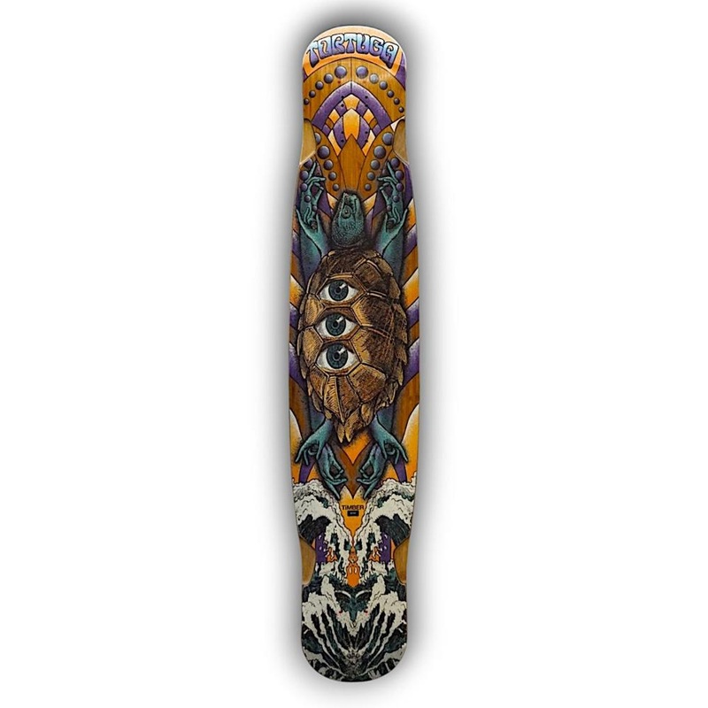 Timber Tortuga v2.0 45.5″ Dancing Freestyle Longboard Deck – Flex-1