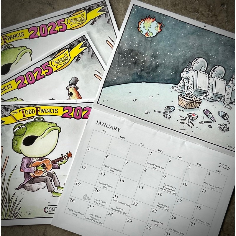 Anti-Hero – Todd Francis 2025 Calendar