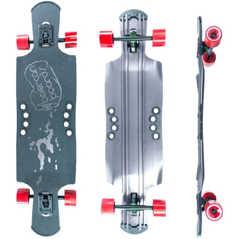 Beercan Chrome 40″ Kegger Drop Through Longboard Complete