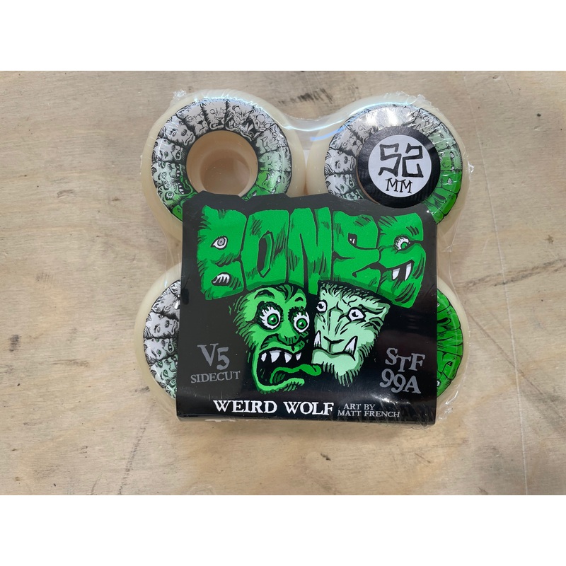 BONES WEIRD WOLF 52 V5 SIDECUT STREET TECH FORMULA 99A