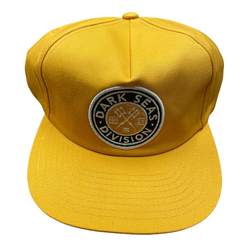 DARK SEAS JOURNEYMAN SNAPBACK HAT GOLD OS
