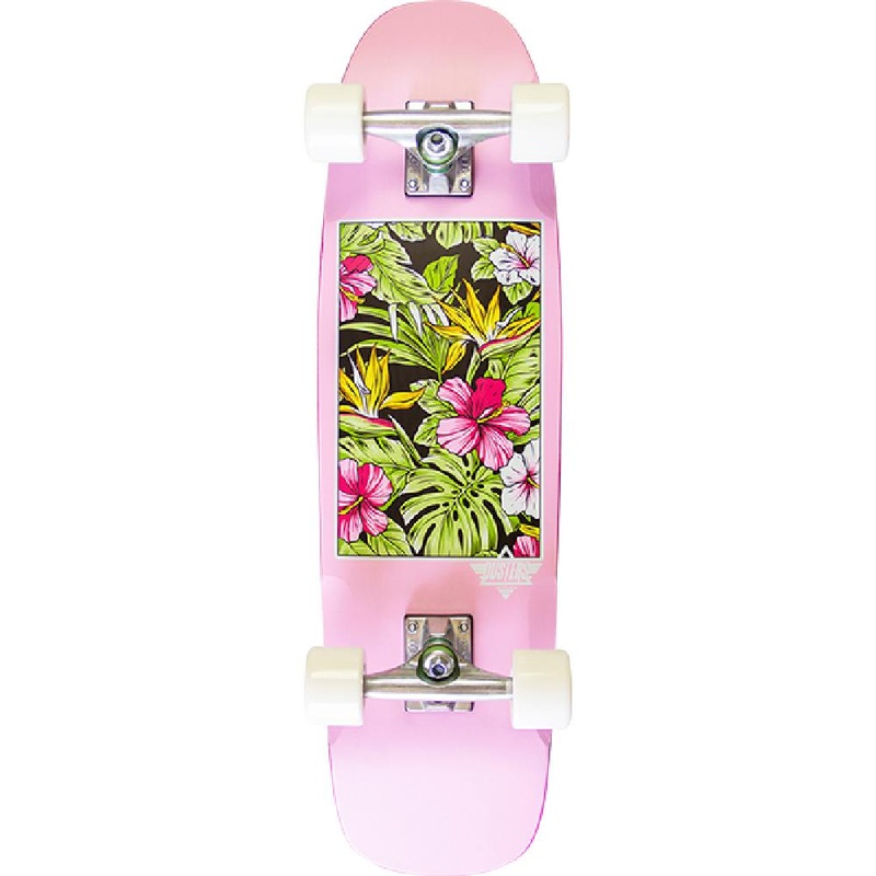 Dusters Pink Tropic 29″ Cruiser Longboard Complete