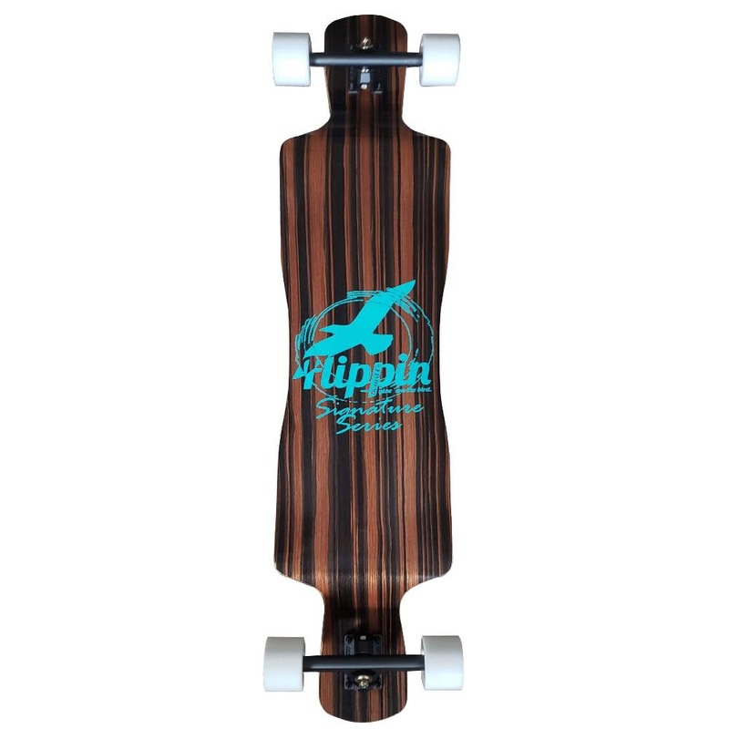 Flippin Signature Series V2 Drop Down Longboard Skateboard